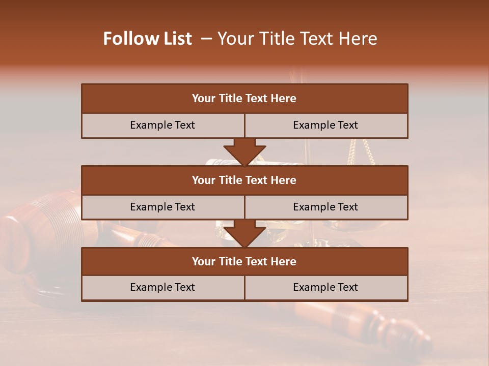Legal System Symbol Equal PowerPoint Template
