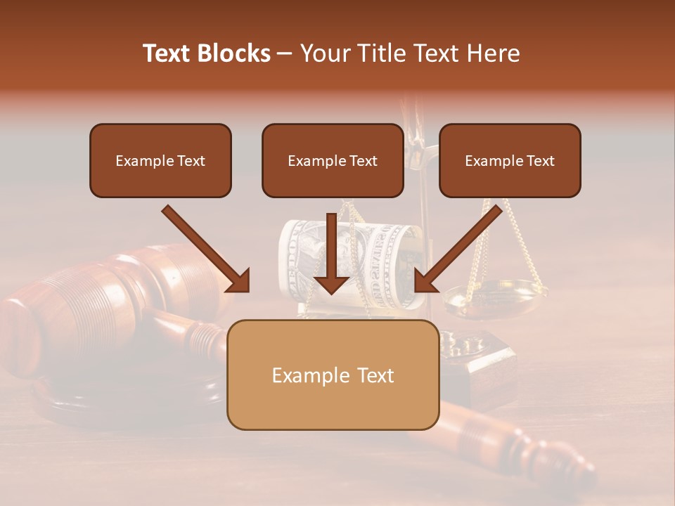 Legal System Symbol Equal PowerPoint Template