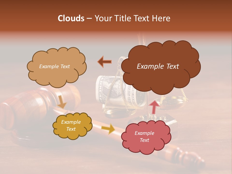Legal System Symbol Equal PowerPoint Template
