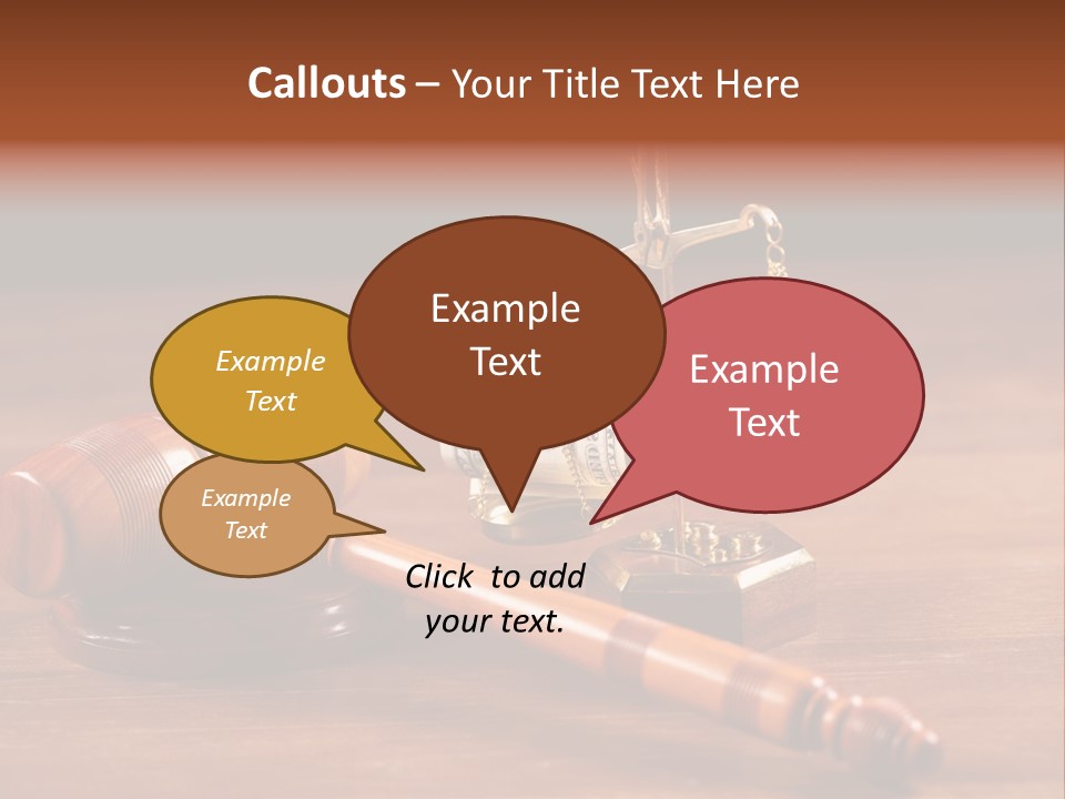 Legal System Symbol Equal PowerPoint Template