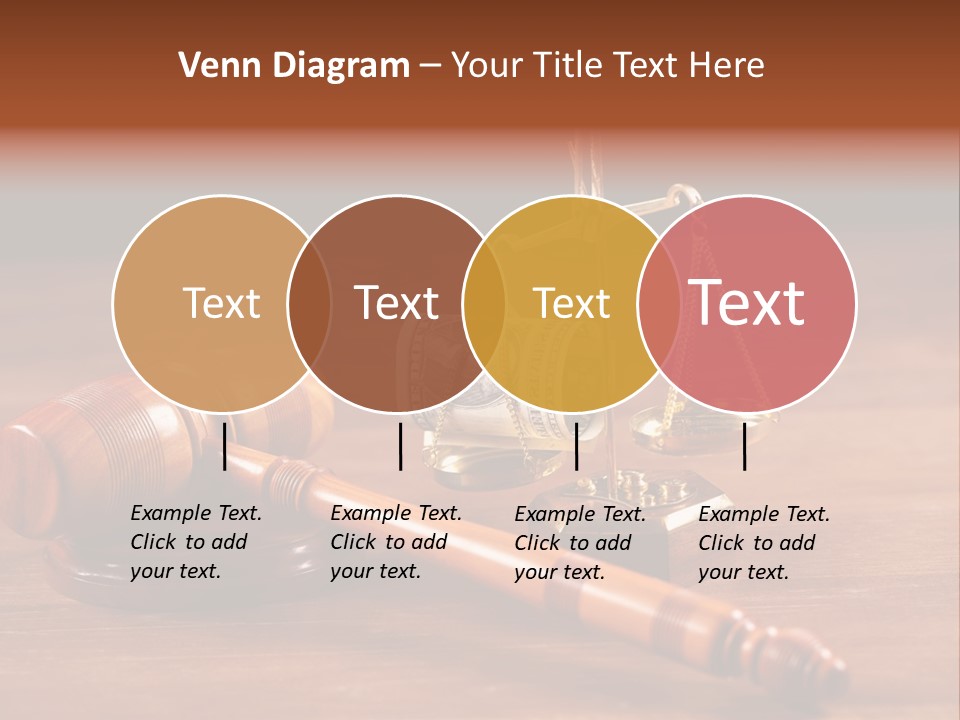 Legal System Symbol Equal PowerPoint Template