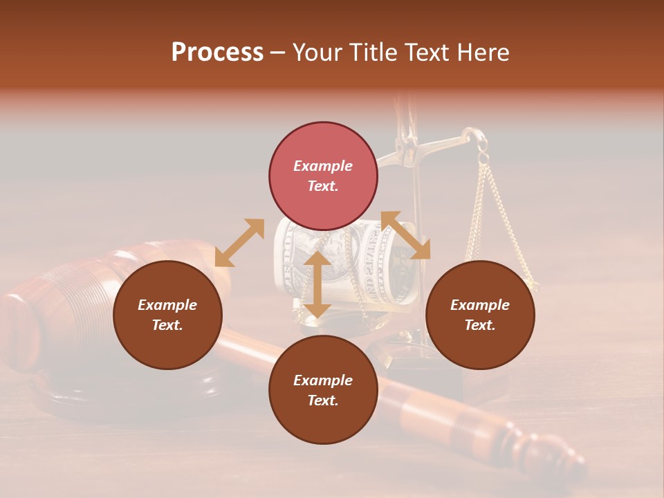 Legal System Symbol Equal PowerPoint Template