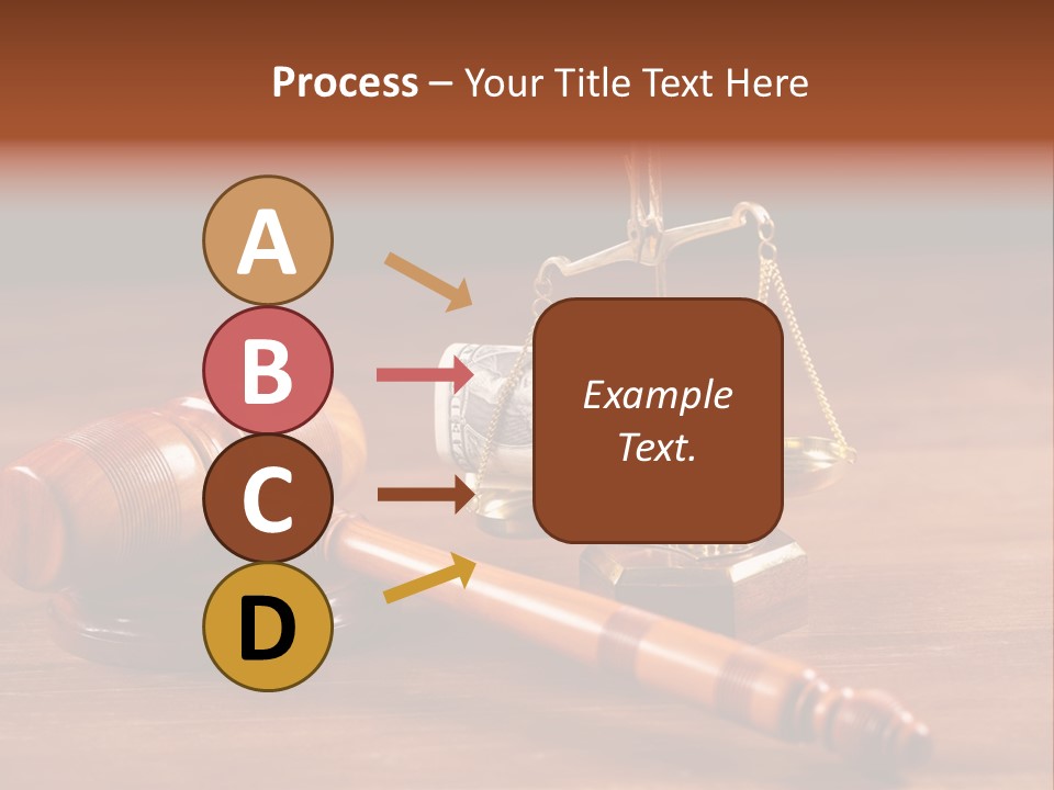 Legal System Symbol Equal PowerPoint Template