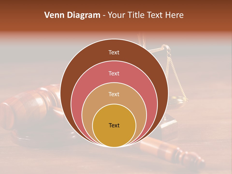 Legal System Symbol Equal PowerPoint Template