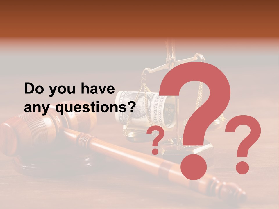 Legal System Symbol Equal PowerPoint Template