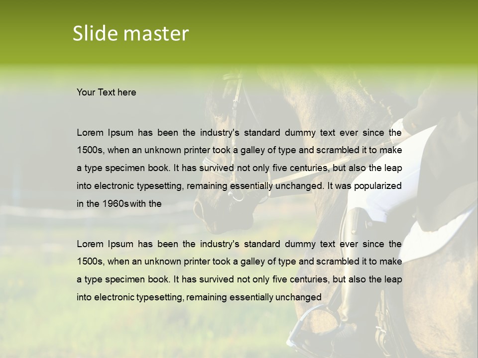 Light Purebred Moving PowerPoint Template