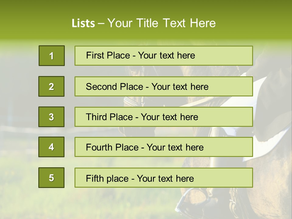 Light Purebred Moving PowerPoint Template
