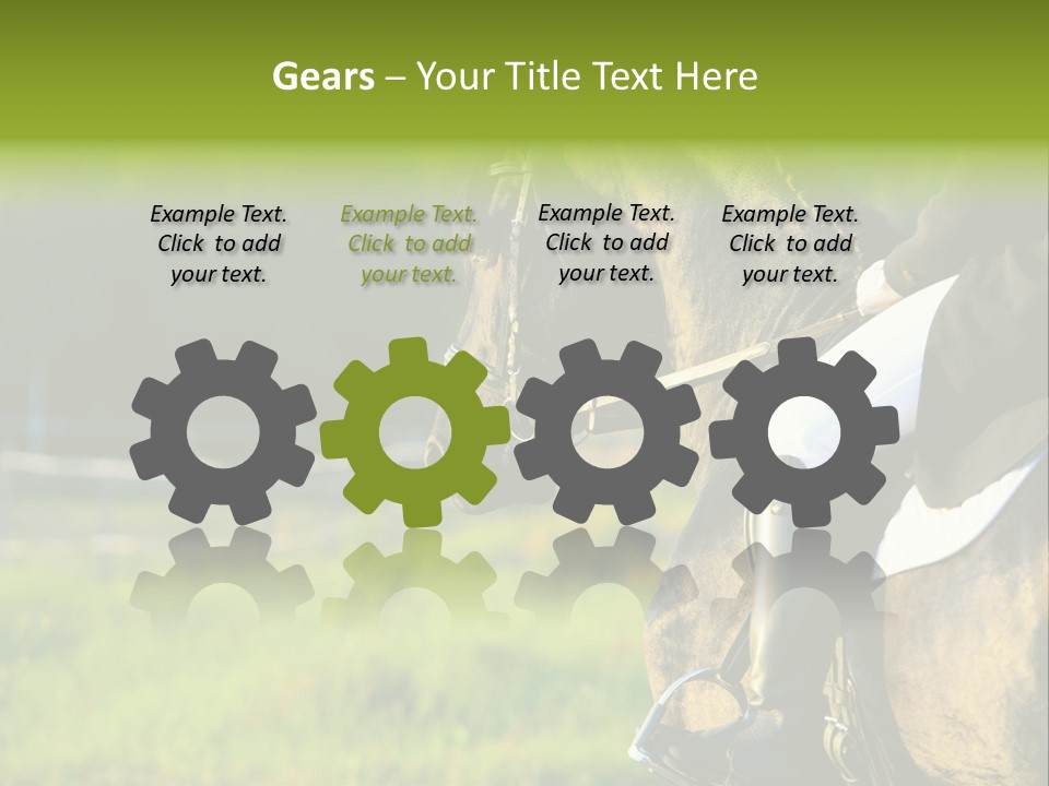 Light Purebred Moving PowerPoint Template