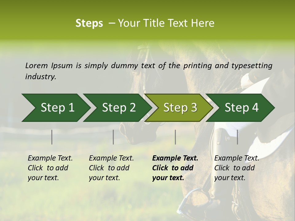 Light Purebred Moving PowerPoint Template