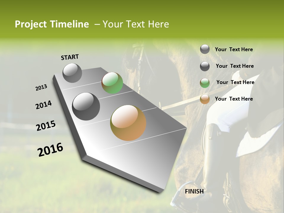 Light Purebred Moving PowerPoint Template
