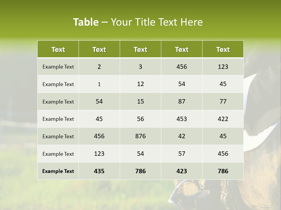 Light Purebred Moving PowerPoint Template