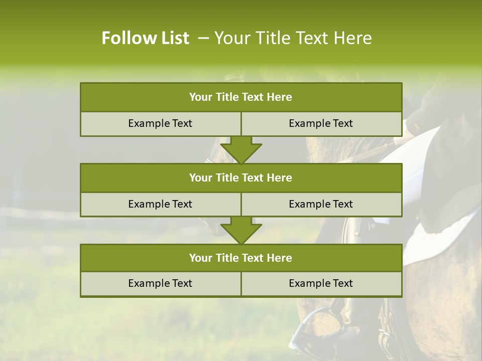 Light Purebred Moving PowerPoint Template