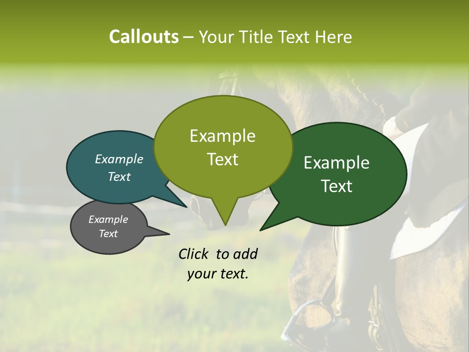 Light Purebred Moving PowerPoint Template