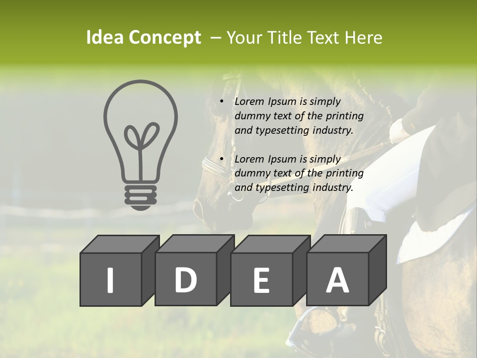 Light Purebred Moving PowerPoint Template