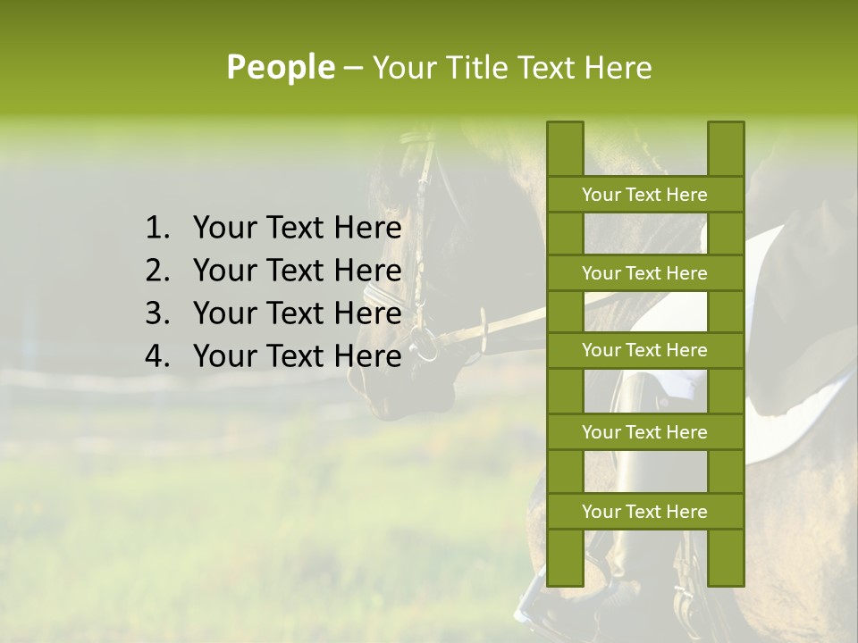Light Purebred Moving PowerPoint Template
