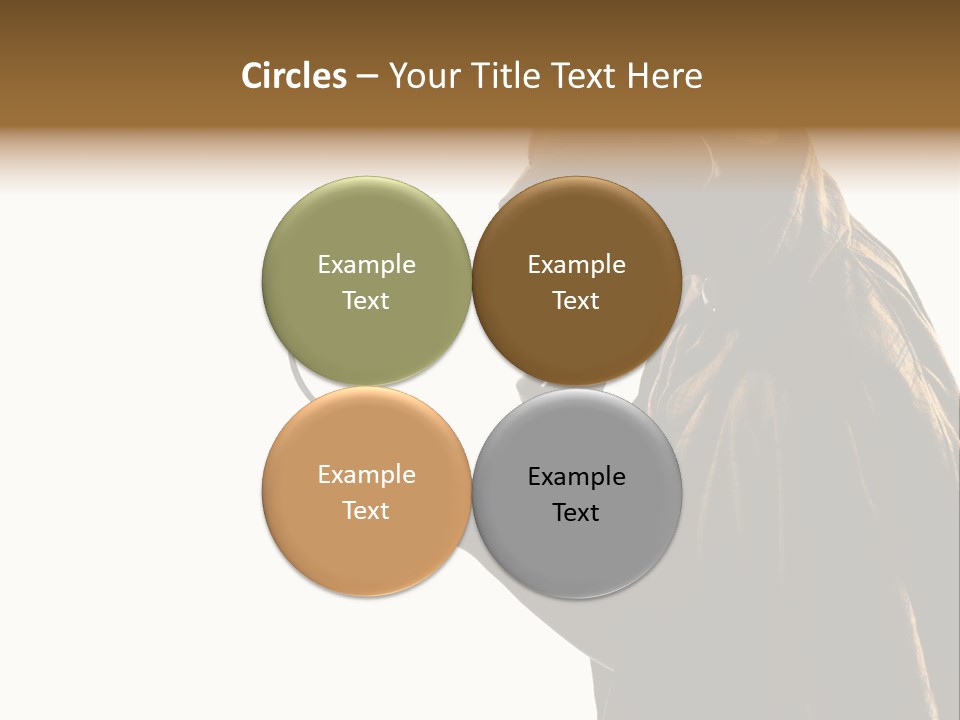 One Silhouette Man PowerPoint Template