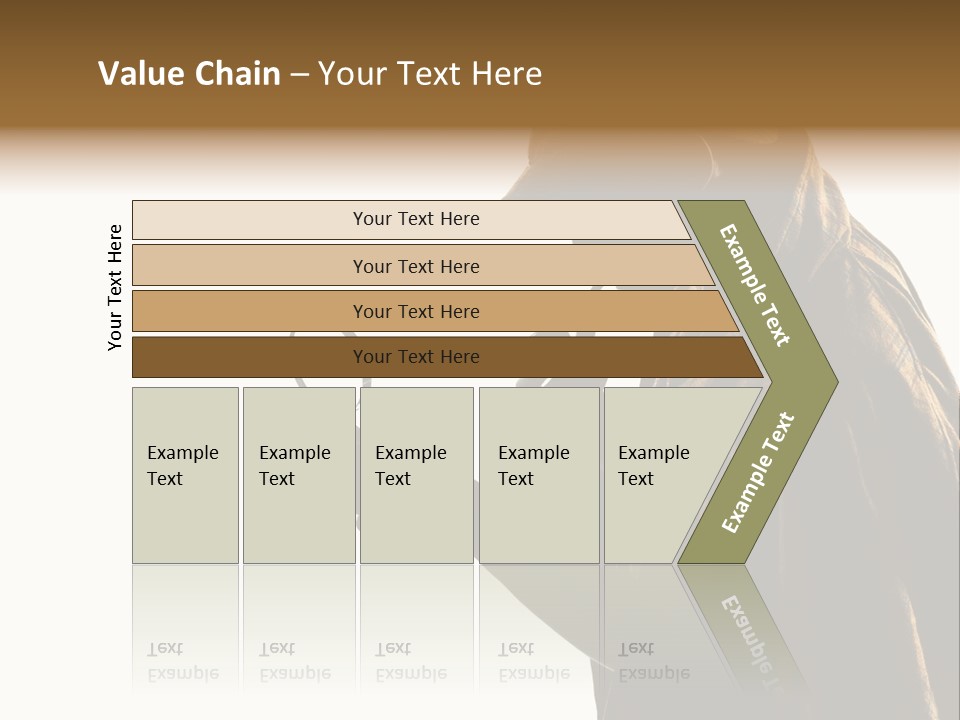 One Silhouette Man PowerPoint Template