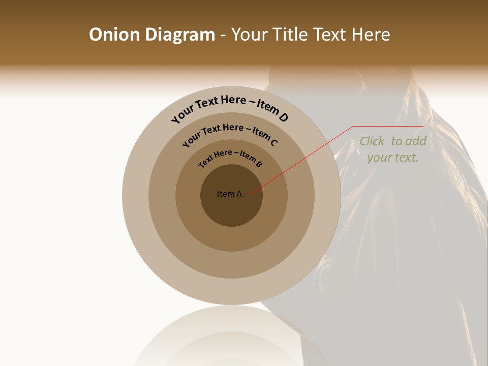 One Silhouette Man PowerPoint Template
