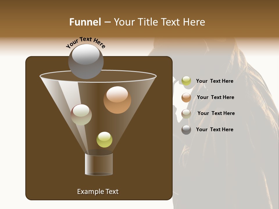 One Silhouette Man PowerPoint Template