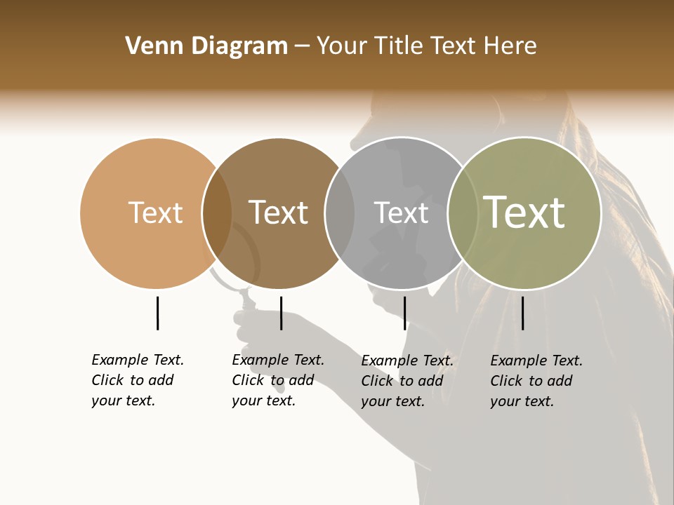 One Silhouette Man PowerPoint Template