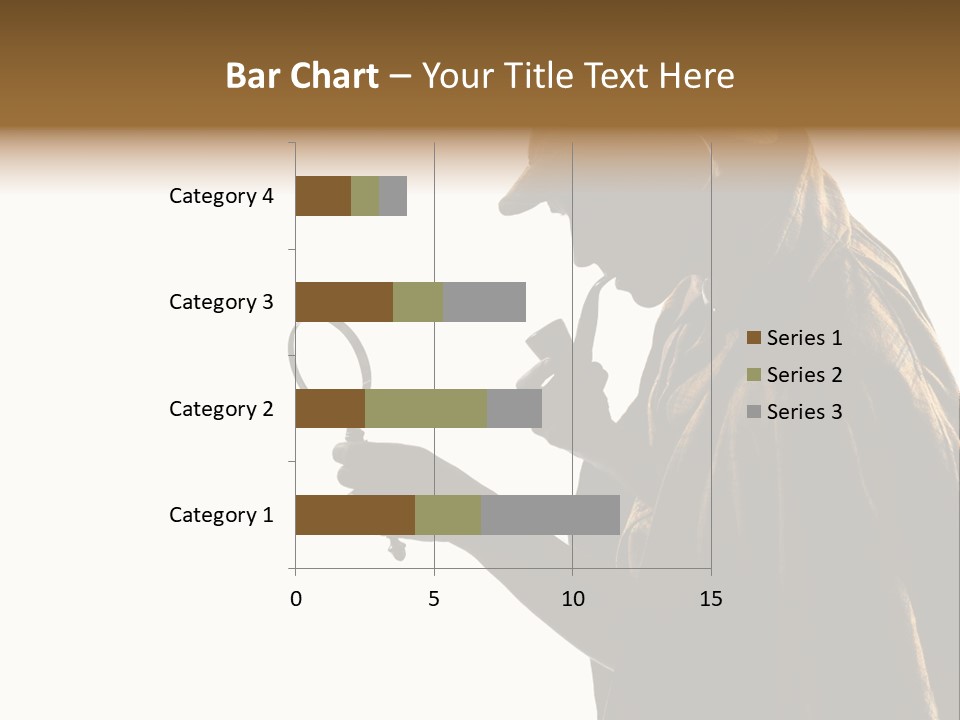 One Silhouette Man PowerPoint Template