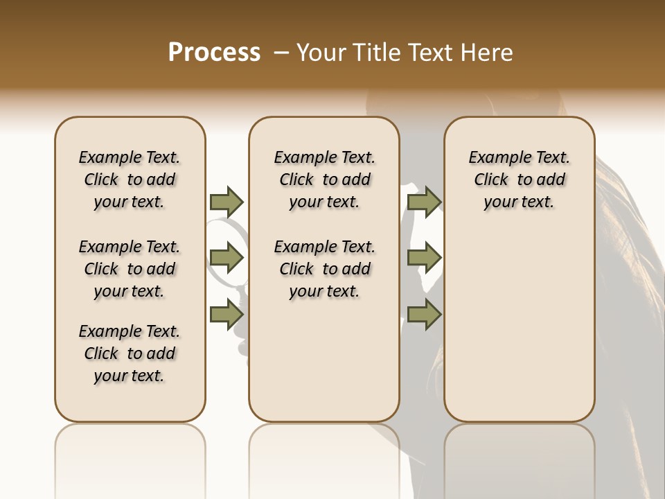 One Silhouette Man PowerPoint Template