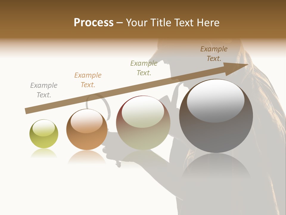 One Silhouette Man PowerPoint Template