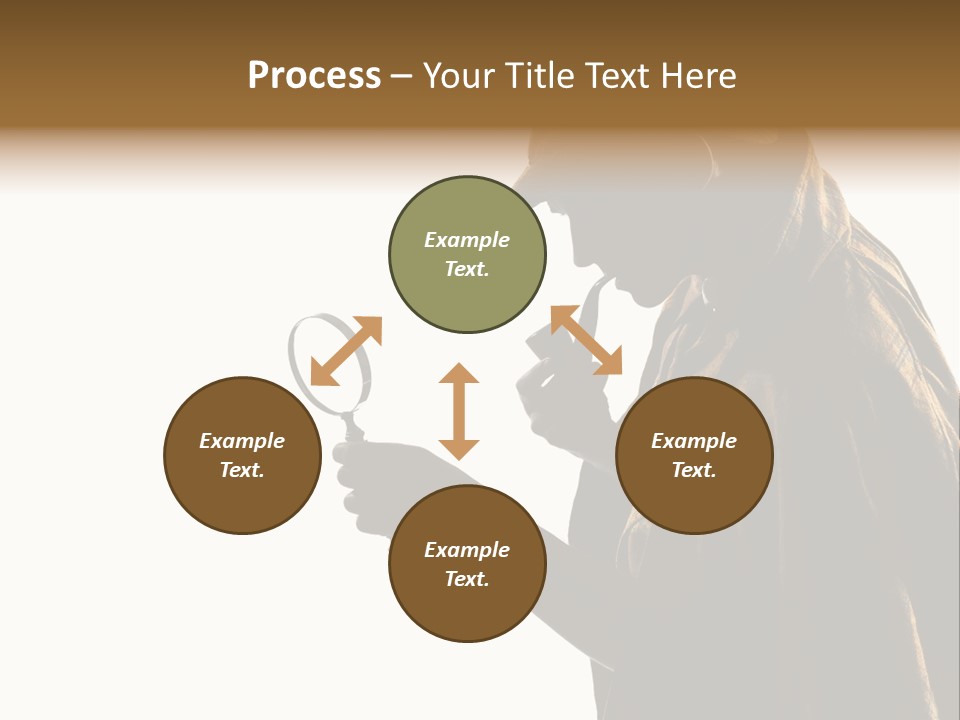 One Silhouette Man PowerPoint Template