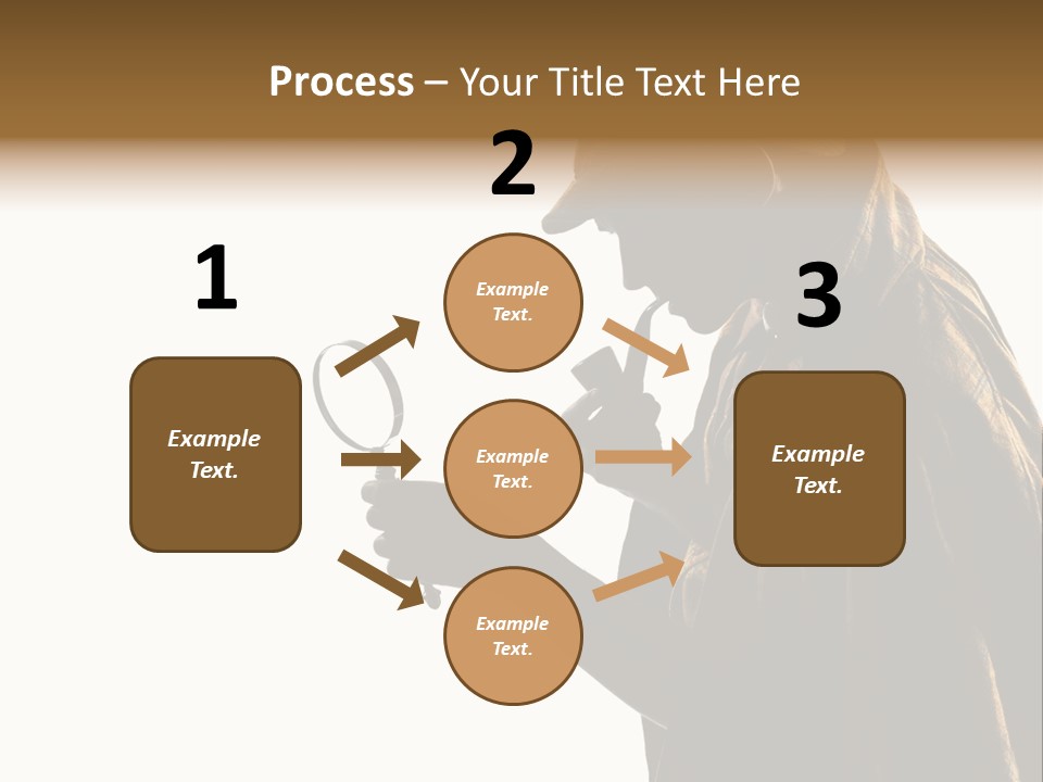 One Silhouette Man PowerPoint Template
