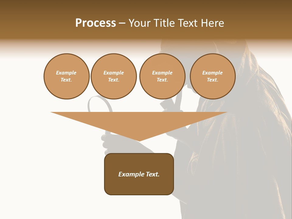 One Silhouette Man PowerPoint Template