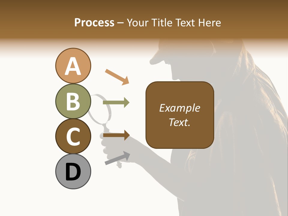 One Silhouette Man PowerPoint Template