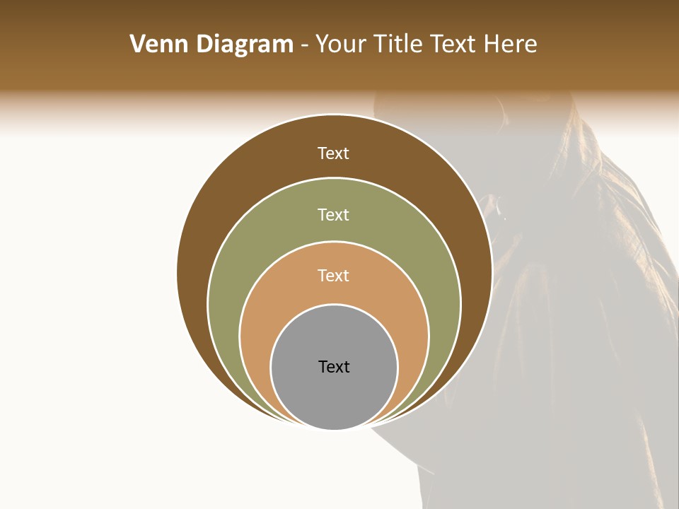 One Silhouette Man PowerPoint Template