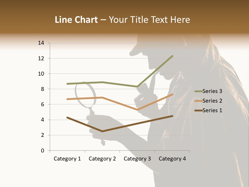 One Silhouette Man PowerPoint Template
