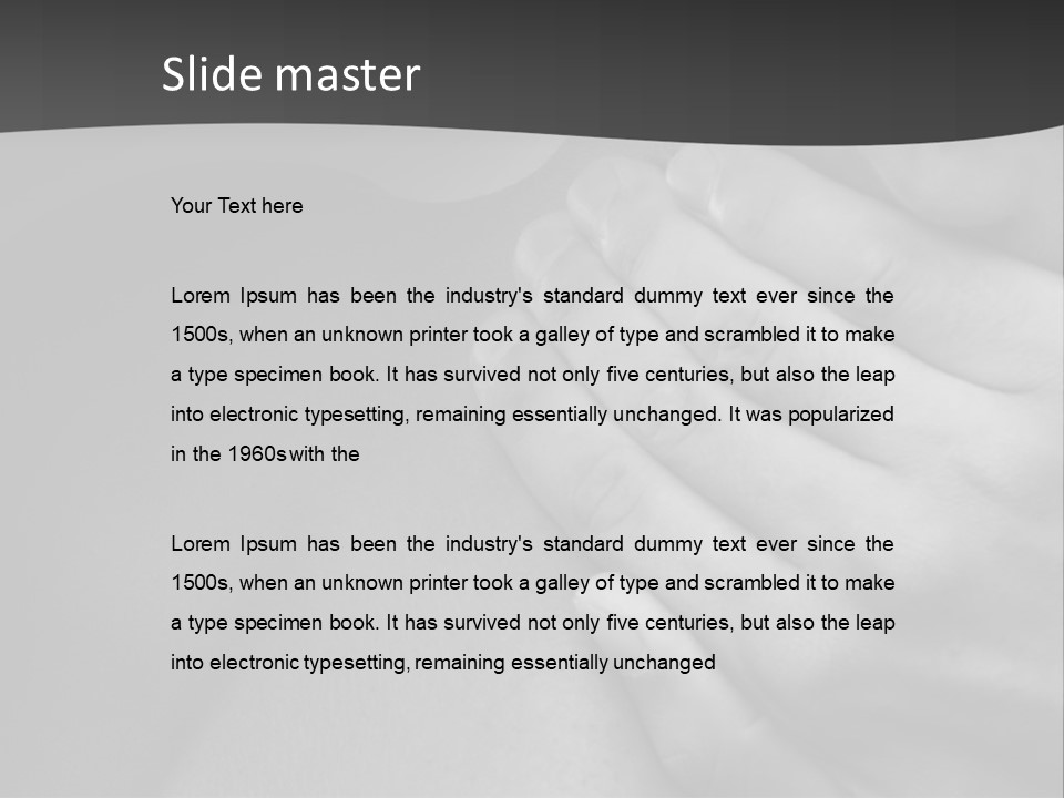 Stress Person Painful PowerPoint Template