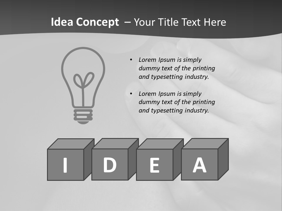 Stress Person Painful PowerPoint Template