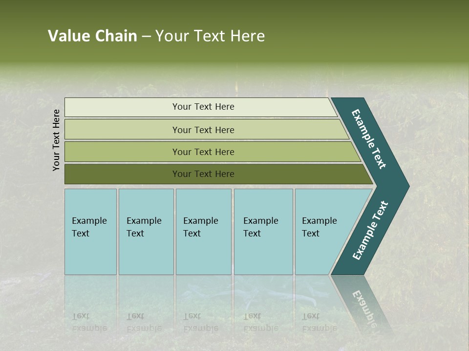 Wilderness Coniferous Vegetation PowerPoint Template