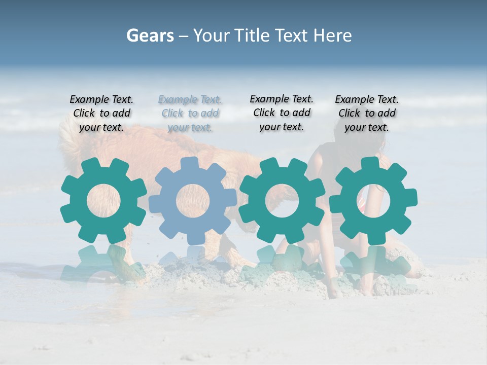 Splash Teamwork Mud PowerPoint Template