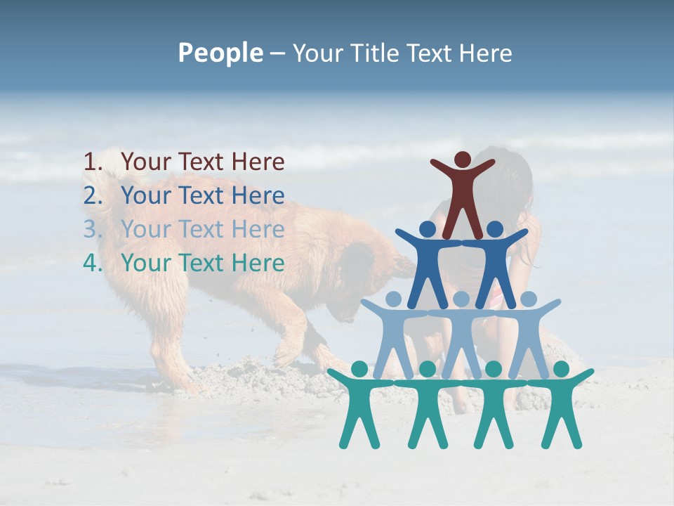 Splash Teamwork Mud PowerPoint Template