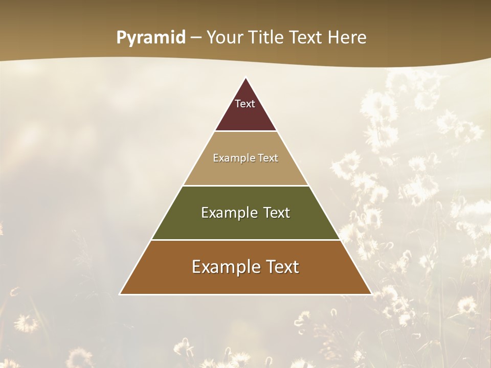 Road Lawn Landscape PowerPoint Template