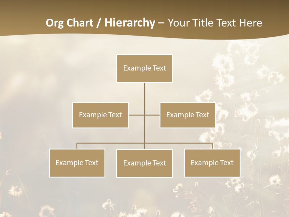 Road Lawn Landscape PowerPoint Template