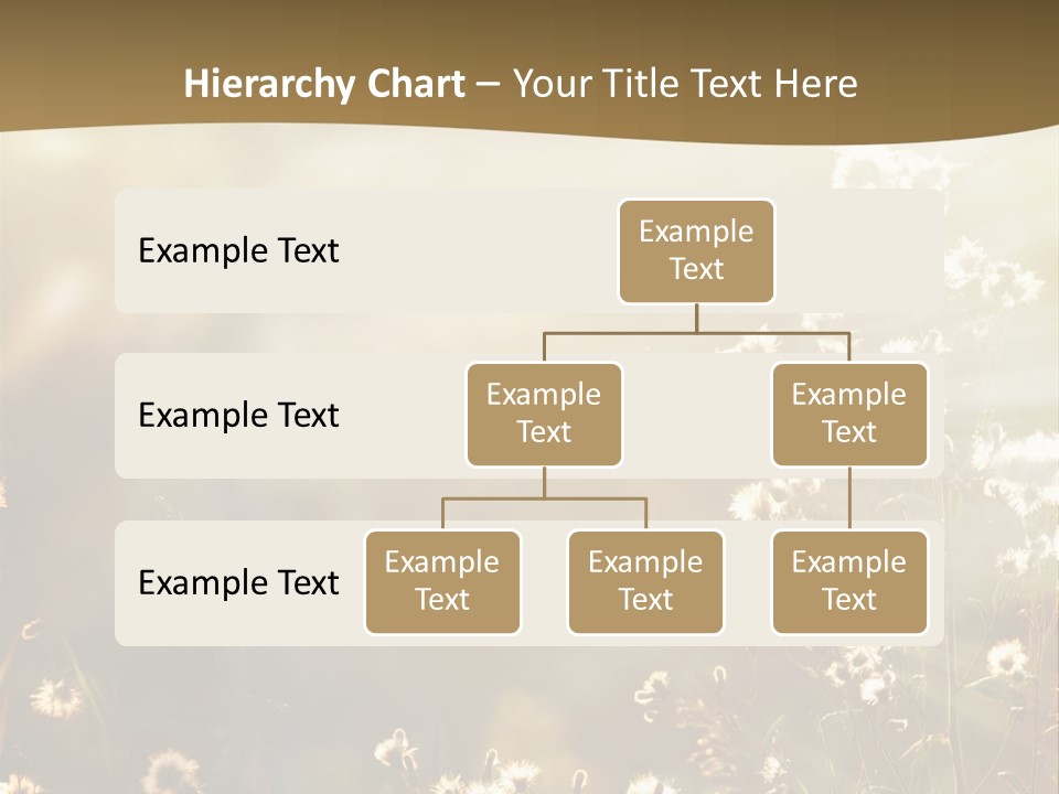 Road Lawn Landscape PowerPoint Template