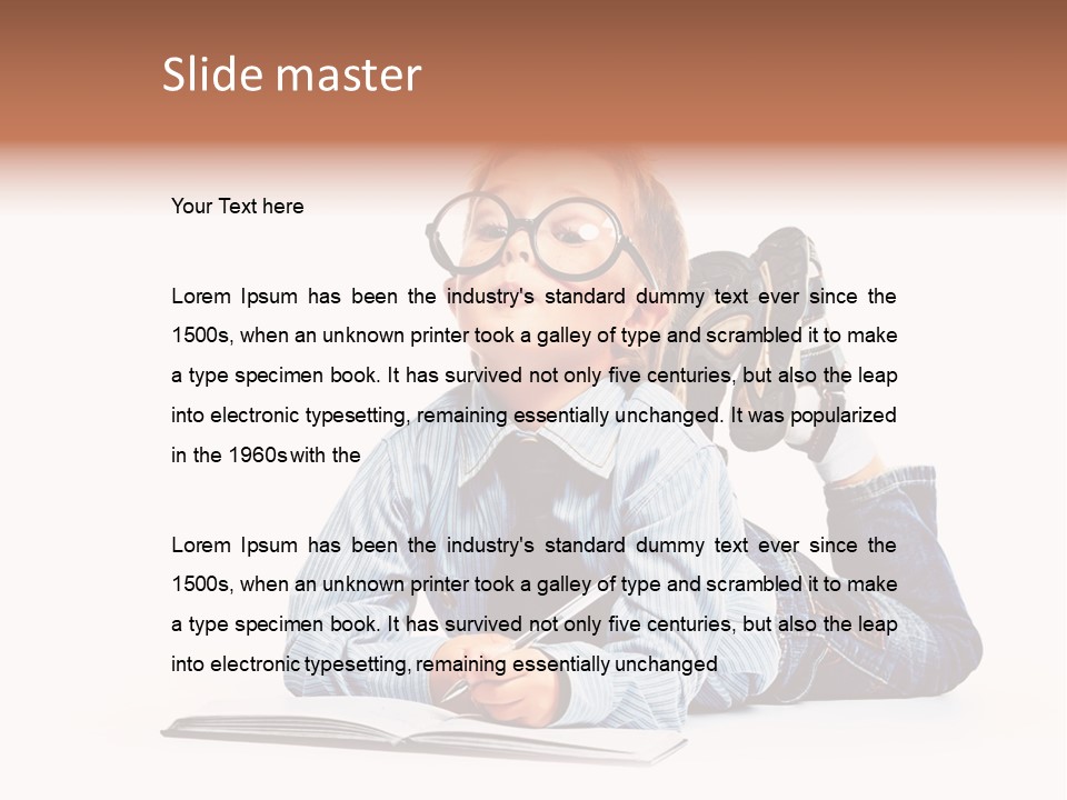 Emotion Shirt Business PowerPoint Template