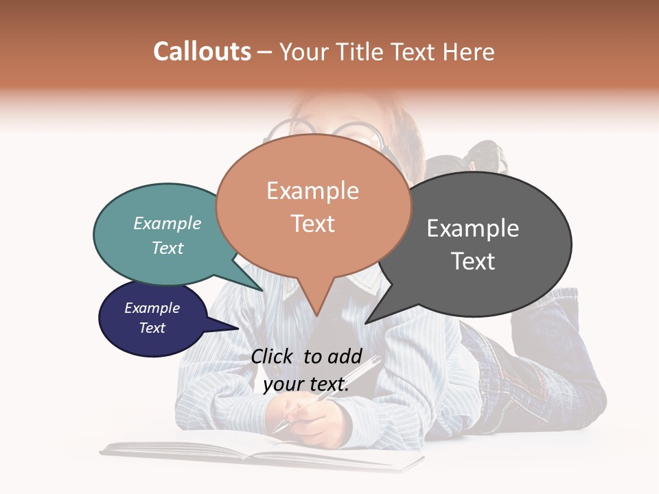 Emotion Shirt Business PowerPoint Template