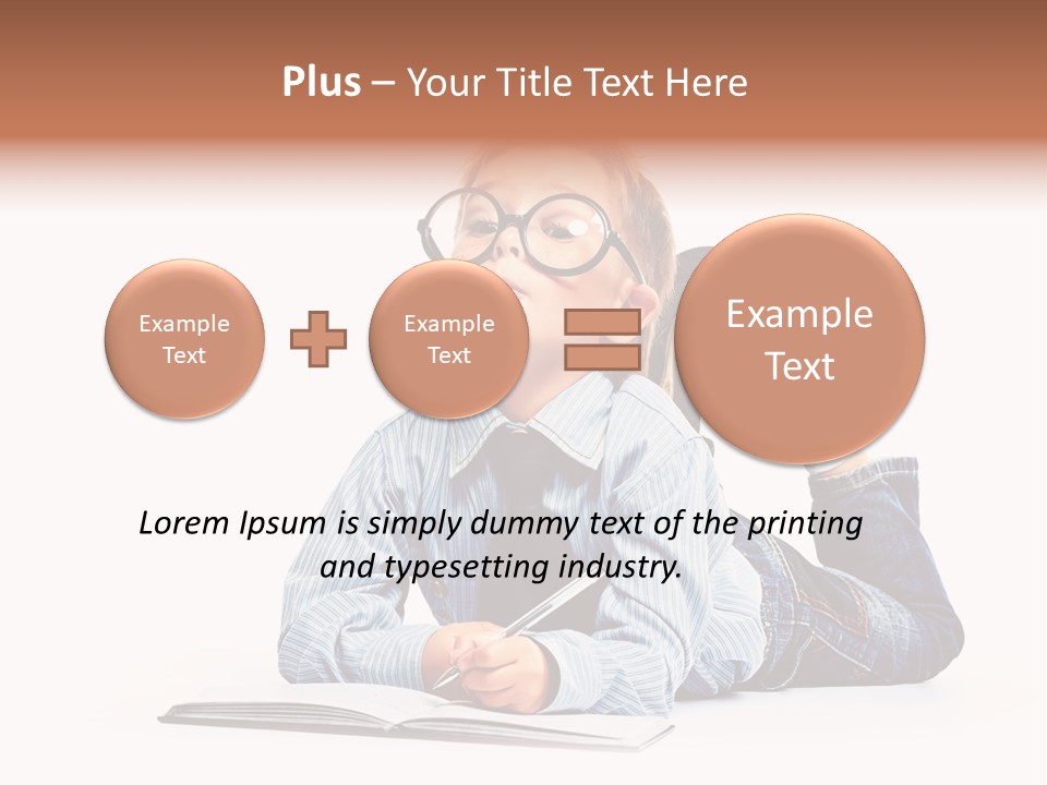 Emotion Shirt Business PowerPoint Template