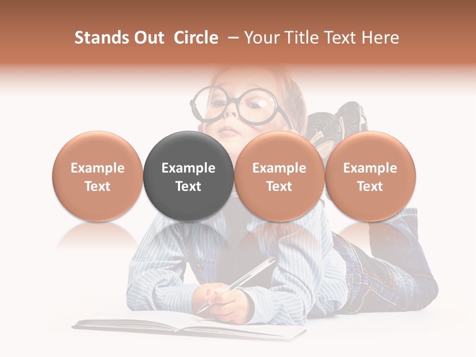 Emotion Shirt Business PowerPoint Template