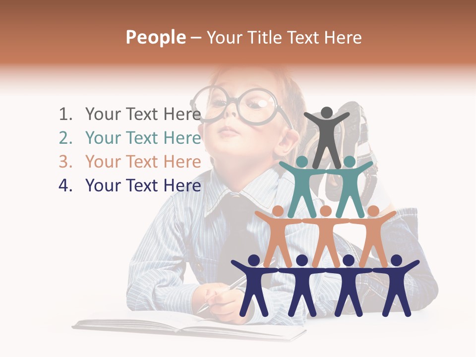 Emotion Shirt Business PowerPoint Template