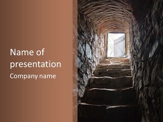 Wine Architecture Path PowerPoint Template