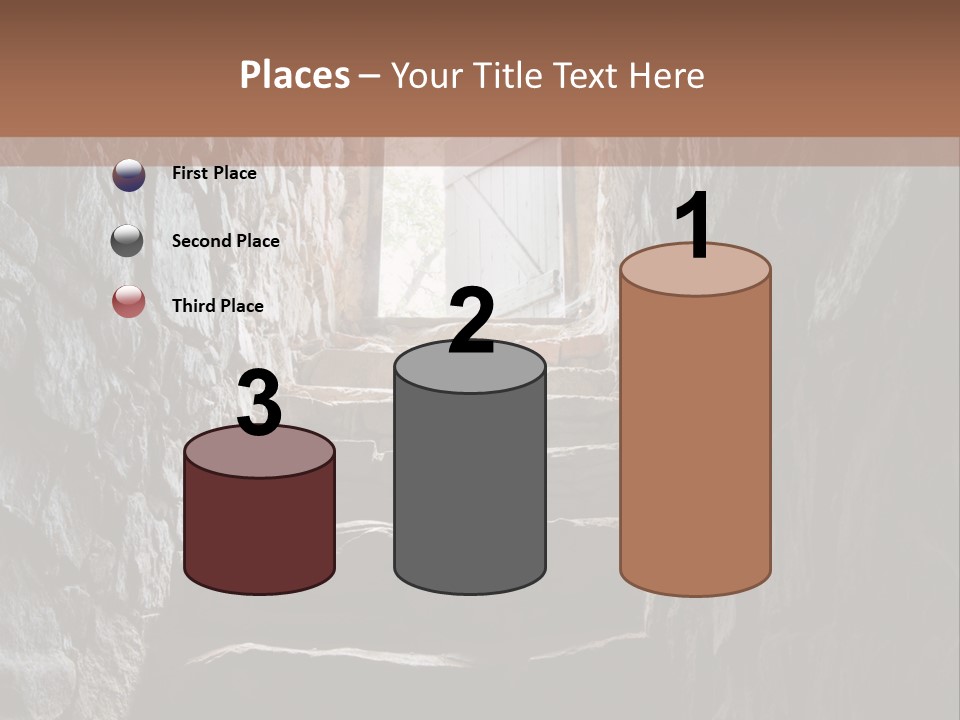 Wine Architecture Path PowerPoint Template