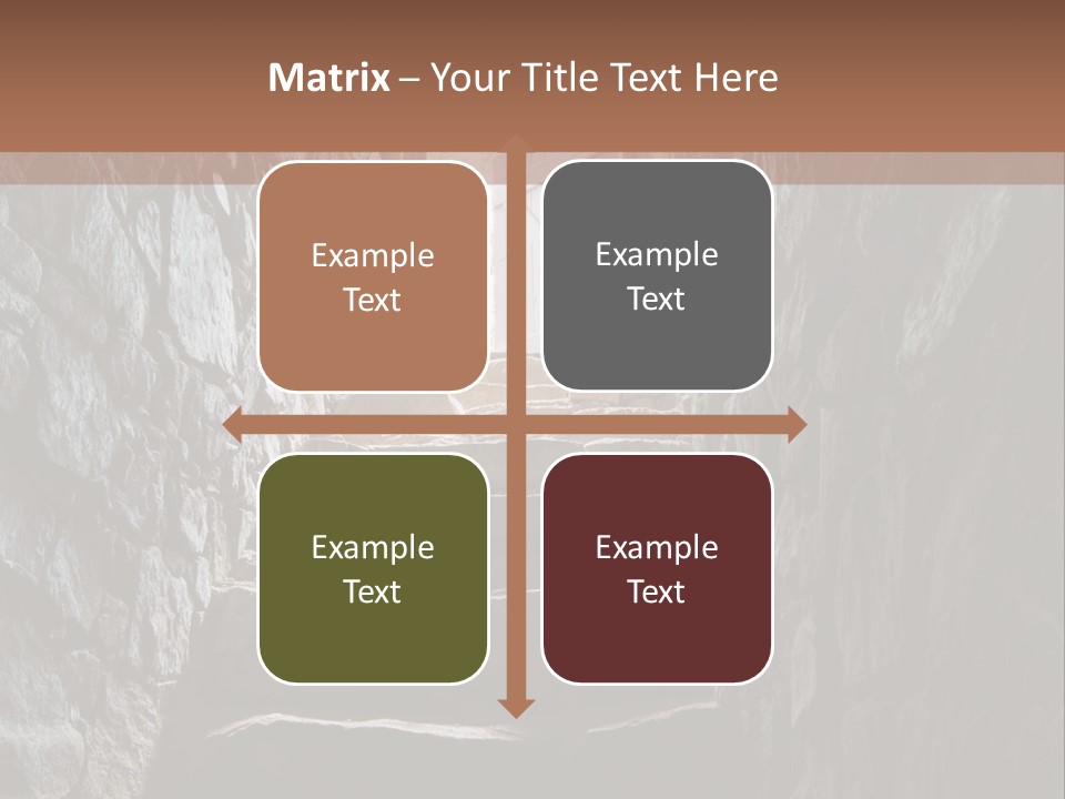 Wine Architecture Path PowerPoint Template