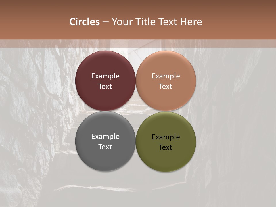 Wine Architecture Path PowerPoint Template